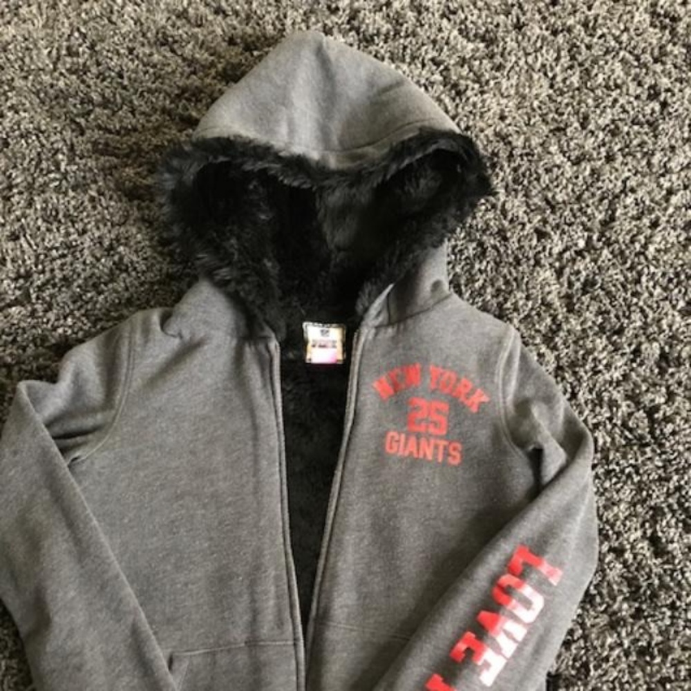VS PINK NY GIANTS hooded jacket